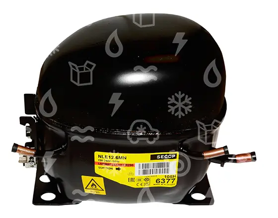 kompresor SECOP / DANFOSS NLE12.6MN, MBP - R290, 220-240V, 50Hz